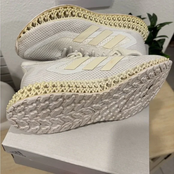 Adidas Women's Cream 4D Sneakers - Picture 7 of 8